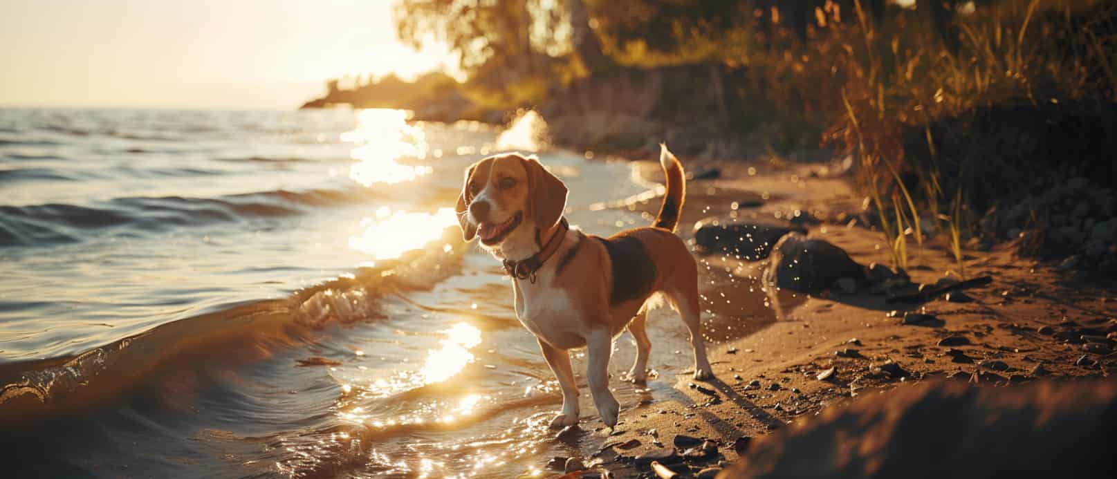 Vacanze al mare con il cane vacanze con il cane al mare con il cane mare e coni in spiaggia con il cane
