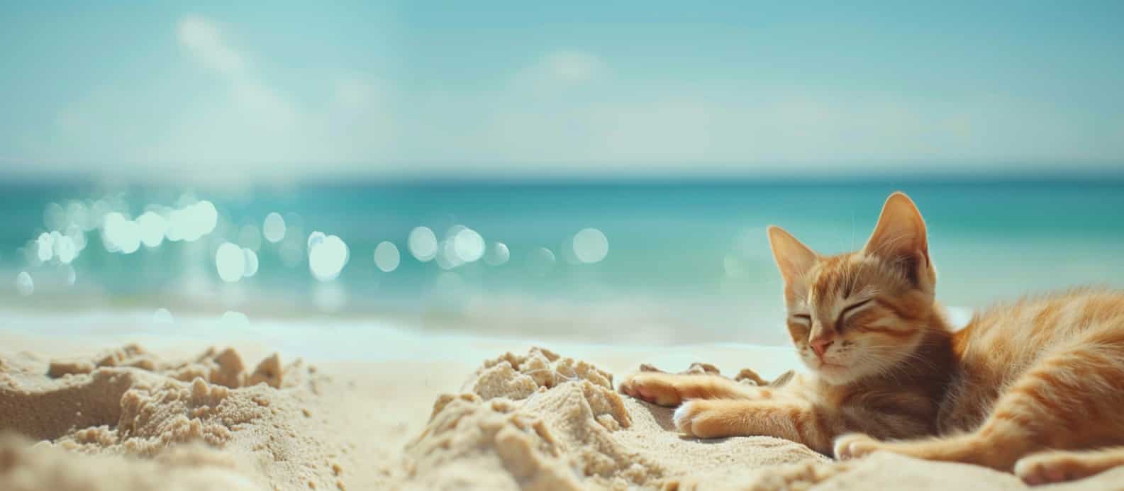 Vacanze al mare con il gatto